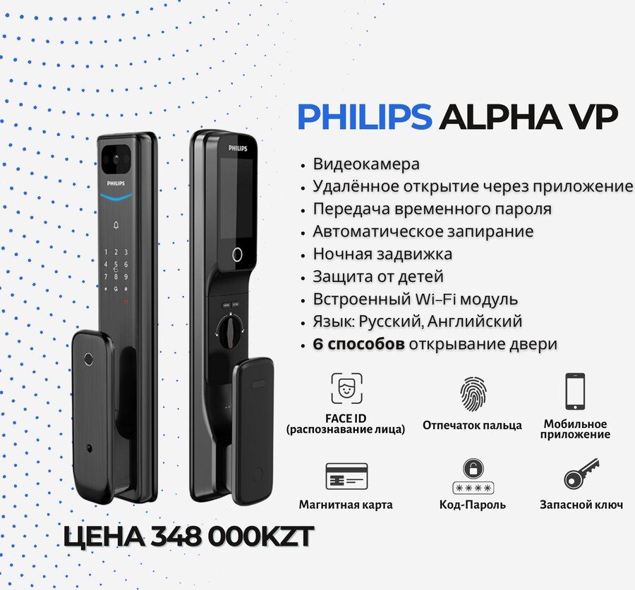 Смарт-замок Philips ALPHA VP