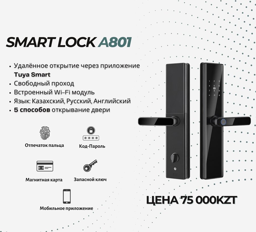 Смарт-замок Smartlock A801